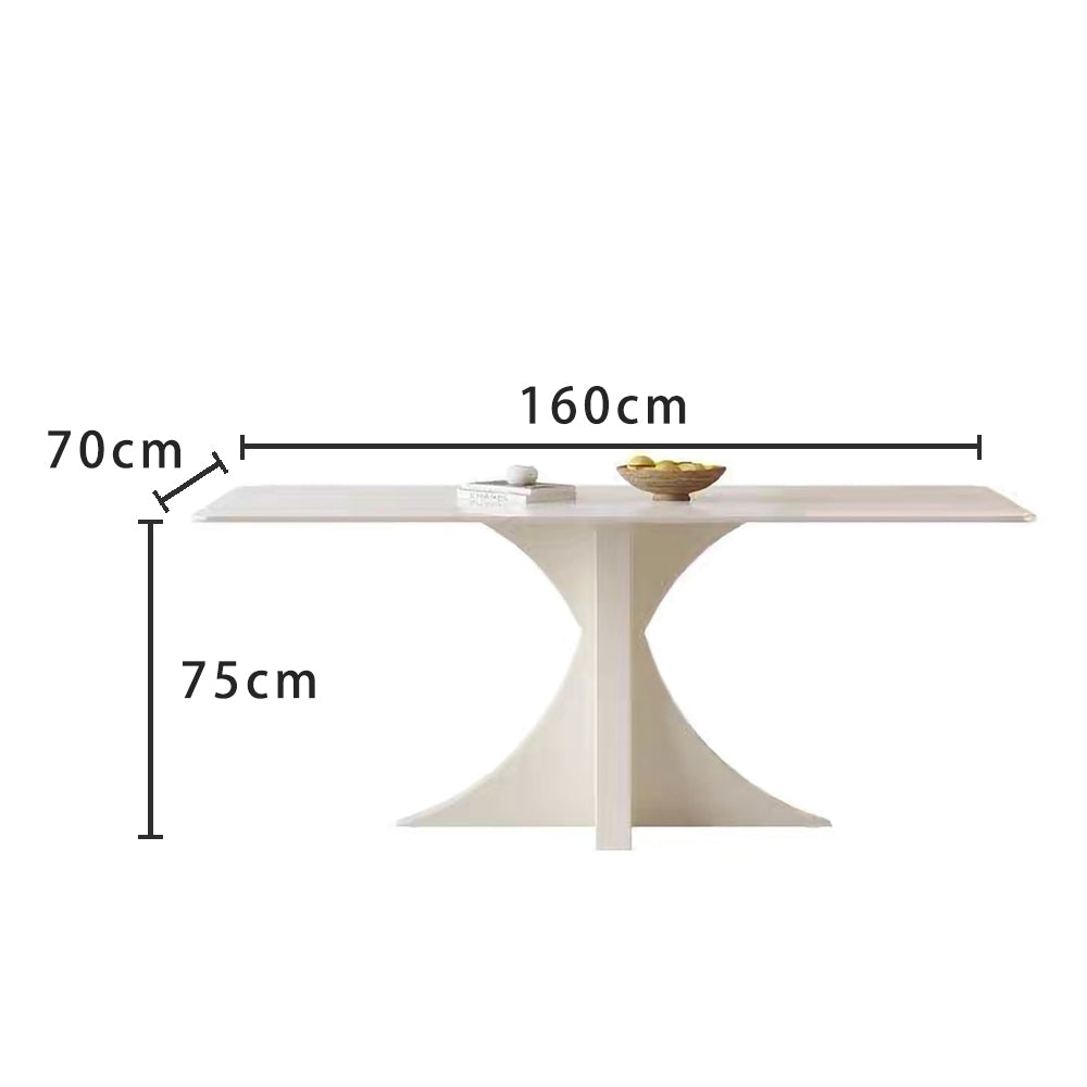 LUXORA DT1090 Minimalist Style 120-140-160-180cm Sintered Stone Dining Table