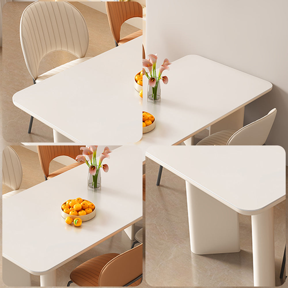 LUXORA DT1107 140/160/180cm Length Sintered Stone Tabletop Dining Table Minimalist Style