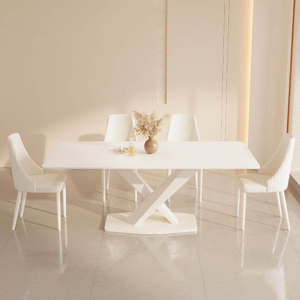 LIVARA DT1151 Minimalist Style 140-160-180cm Sintered Stone Dining Table