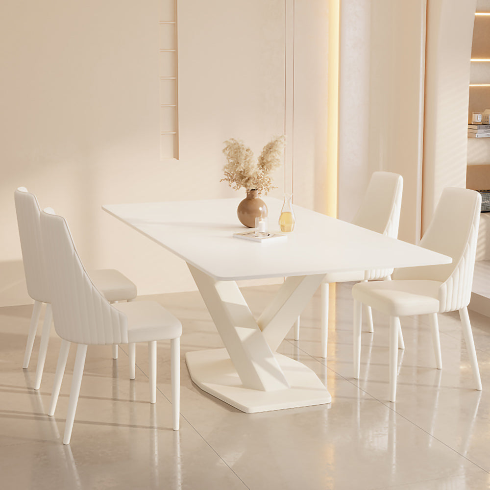 LIVARA DT1151 Minimalist Style 140-160-180cm Sintered Stone Dining Table