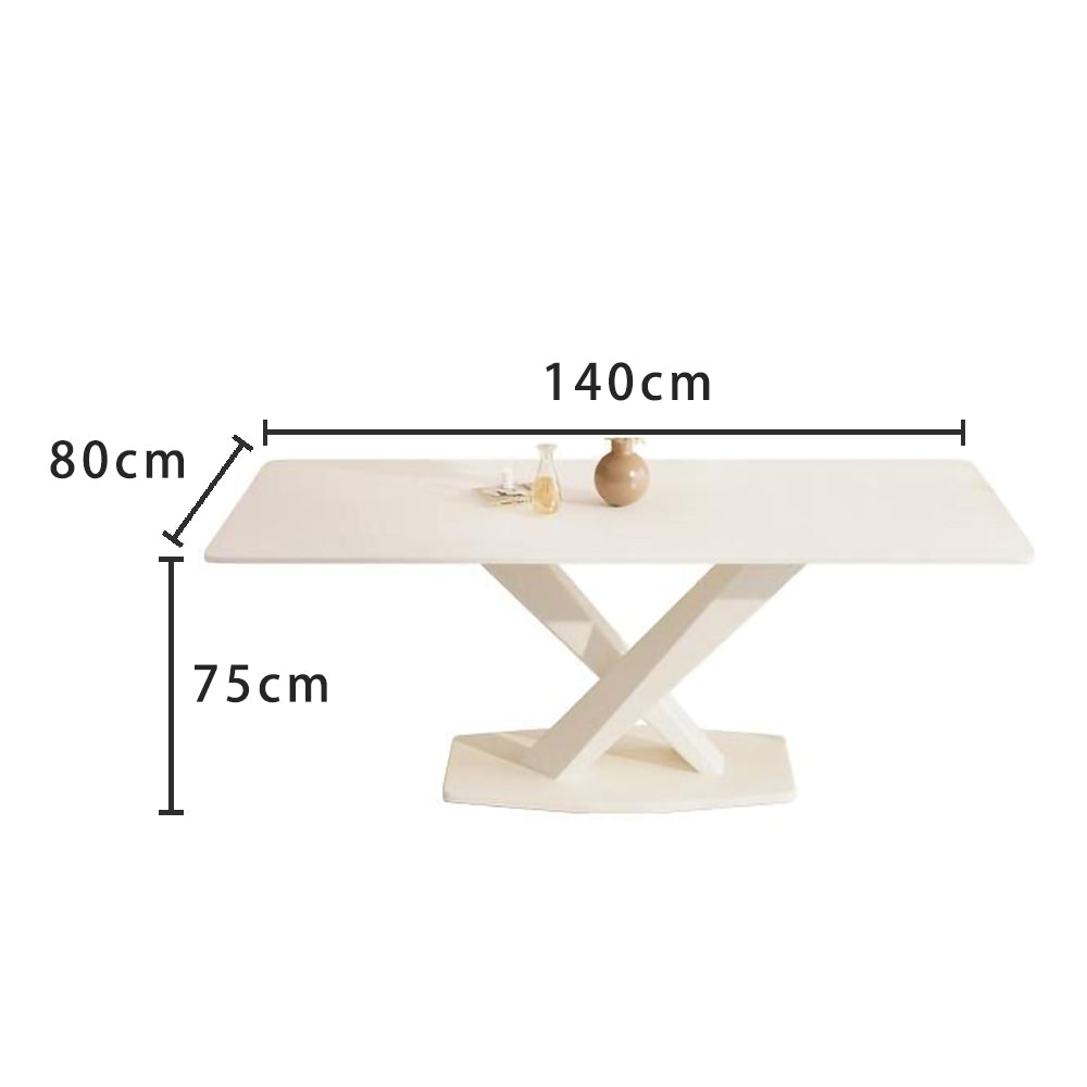 LIVARA DT1151 Minimalist Style 140-160-180cm Sintered Stone Dining Table