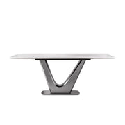 LUXORA DT1161 Minimalist Style 130-140-160-180cm Sintered Stone Dining Table