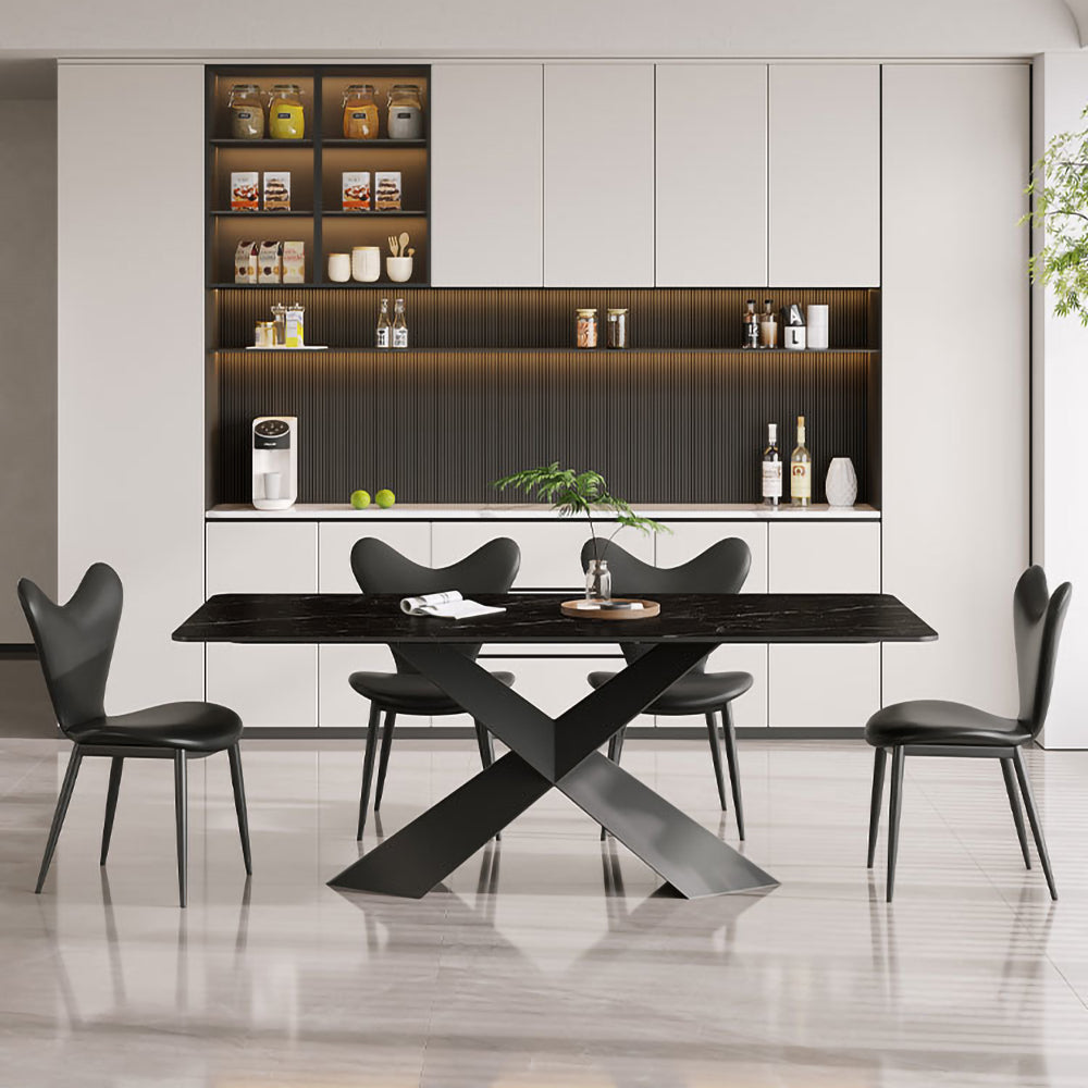 LIVARA DT1165 Modern Simplicity Style 130-140-160-180cm Sintered Stone Dining Table