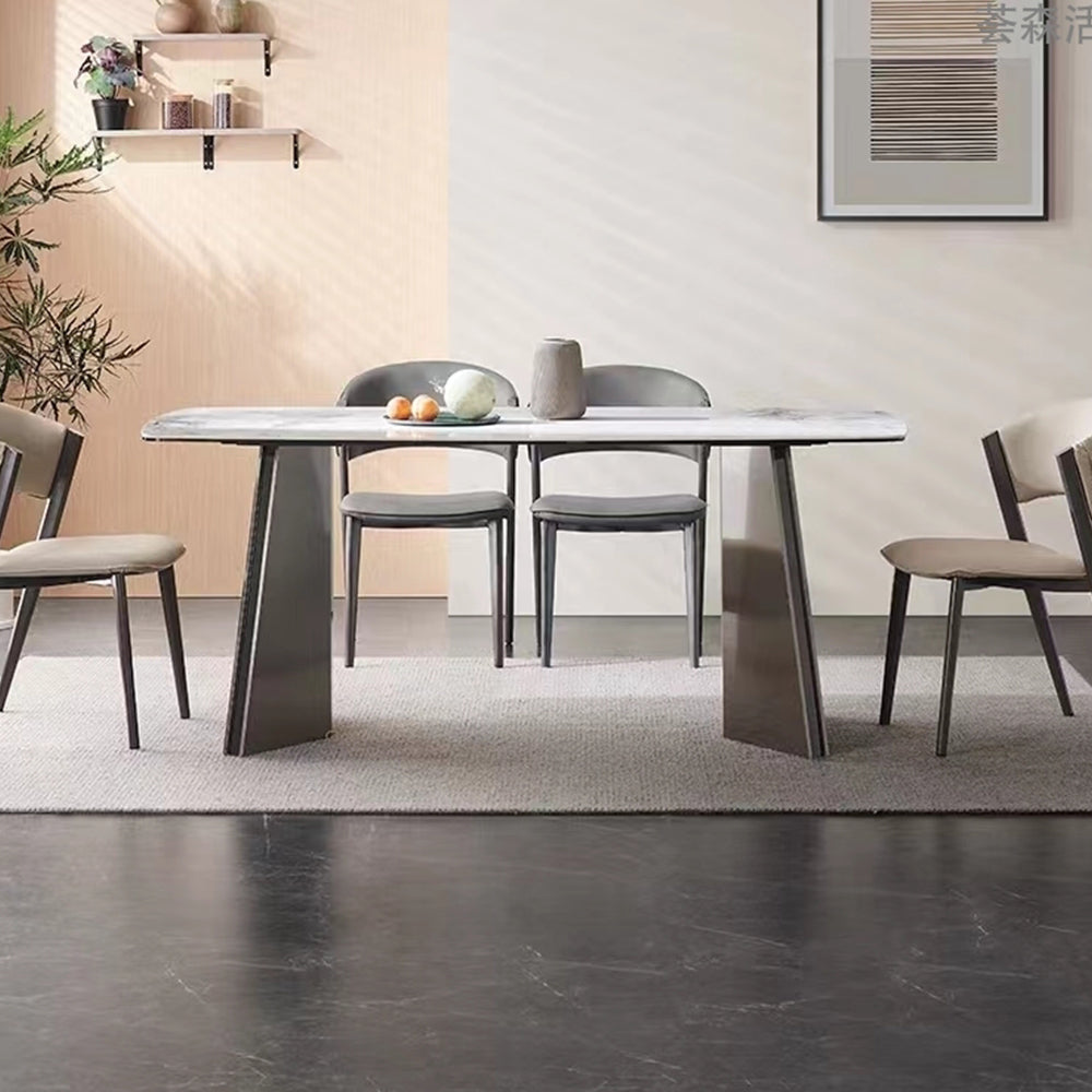 LIVARA DT1173 140/160/180cm Length 12mm Thickness Sintered Stone Tabletop Dining Table