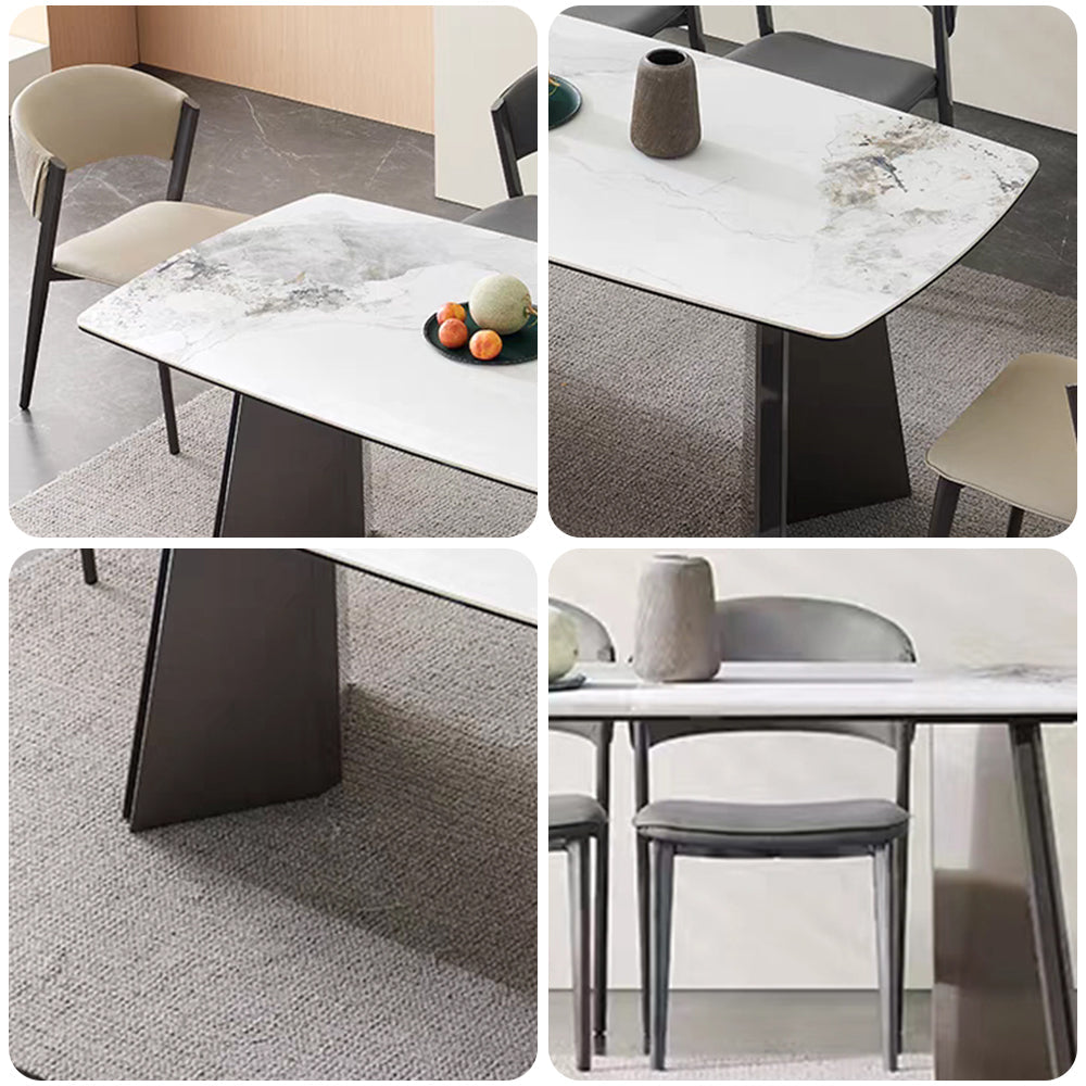 LIVARA DT1173 140/160/180cm Length 12mm Thickness Sintered Stone Tabletop Dining Table