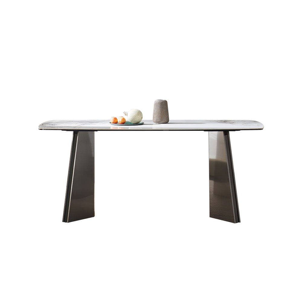 LIVARA DT1173 140/160/180cm Length 12mm Thickness Sintered Stone Tabletop Dining Table