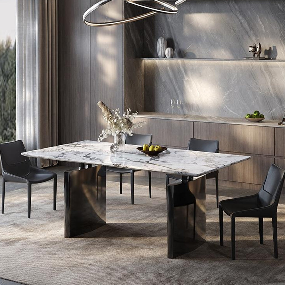 LIVARA DT1174 140/160/180cm Length 12mm Thickness Sintered Stone Tabletop Dining Table
