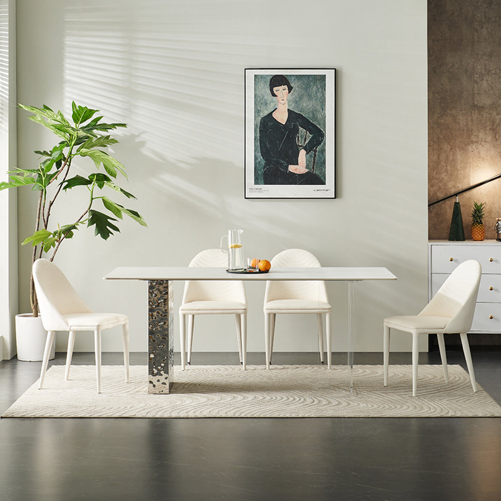 LIVARA DT1175 140/160/180cm Length 12mm Thickness Sintered Stone Tabletop Dining Table