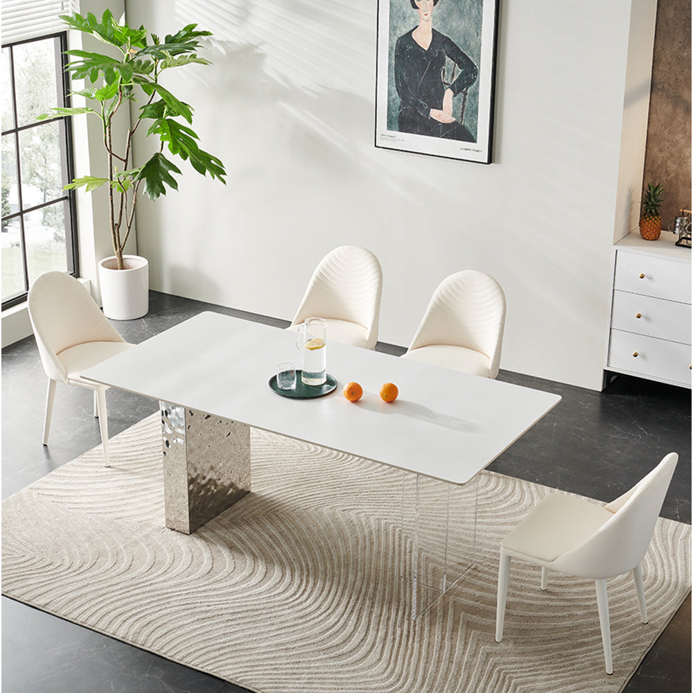 LIVARA DT1175 140/160/180cm Length 12mm Thickness Sintered Stone Tabletop Dining Table