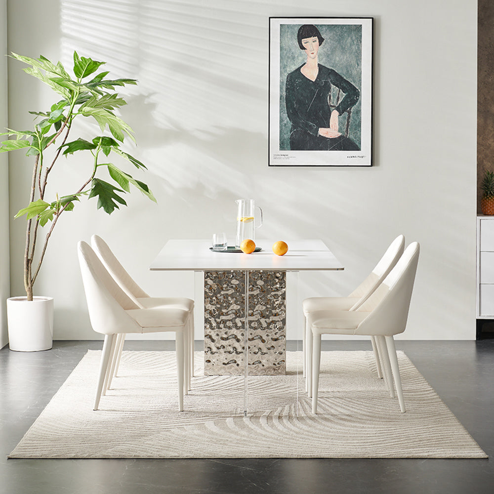 LIVARA DT1175 140/160/180cm Length 12mm Thickness Sintered Stone Tabletop Dining Table