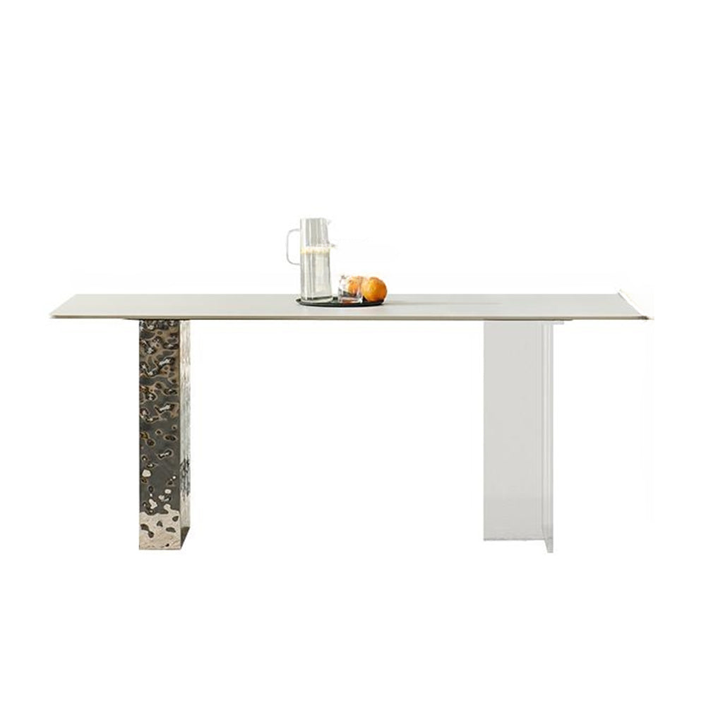 LIVARA DT1175 140/160/180cm Length 12mm Thickness Sintered Stone Tabletop Dining Table