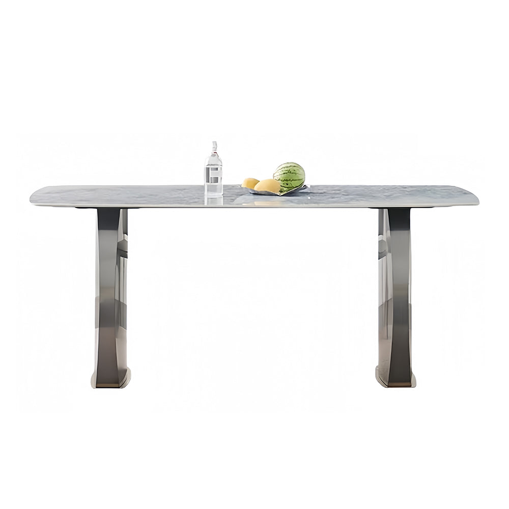 LUXORA DT1179 140/160/180cm Length 12mm Thickness Sintered Stone Tabletop Dining Table