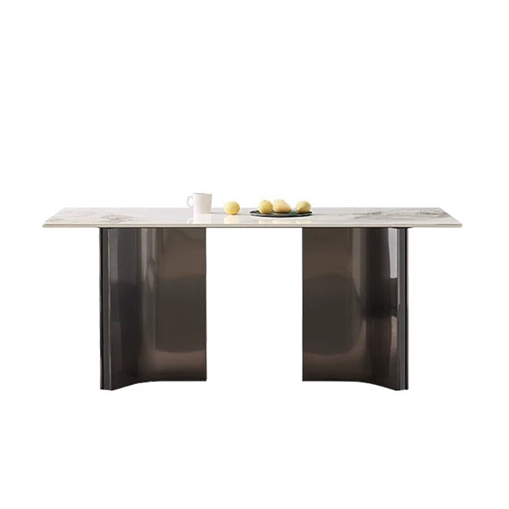 LUXORA DT1180 140/160/180cm Length 12mm Thickness Sintered Stone Tabletop Dining Table