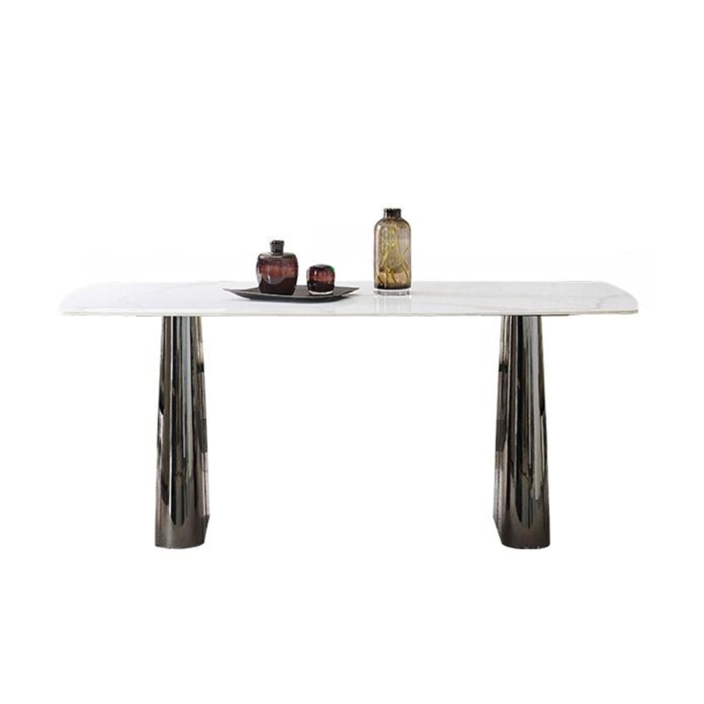 LIVARA DT1183 140/160/180cm Length 12mm Thickness Sintered Stone Tabletop Dining Table