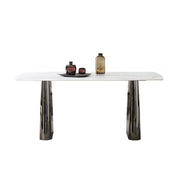 LIVARA DT1183 140/160/180cm Length 12mm Thickness Sintered Stone Tabletop Dining Table