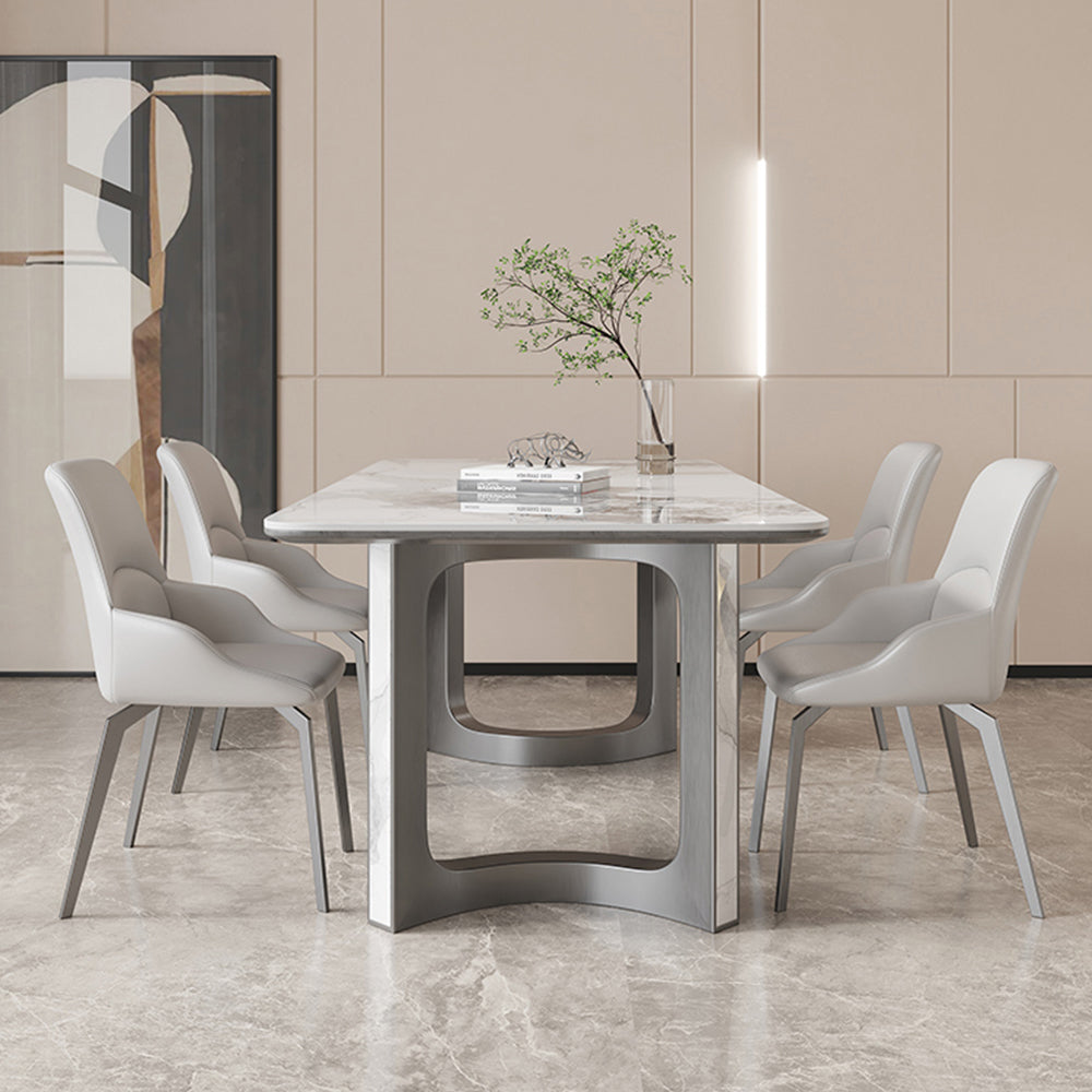 LUXORA DT1218 140/160/180cm Length Sintered Stone Tabletop Dining Table