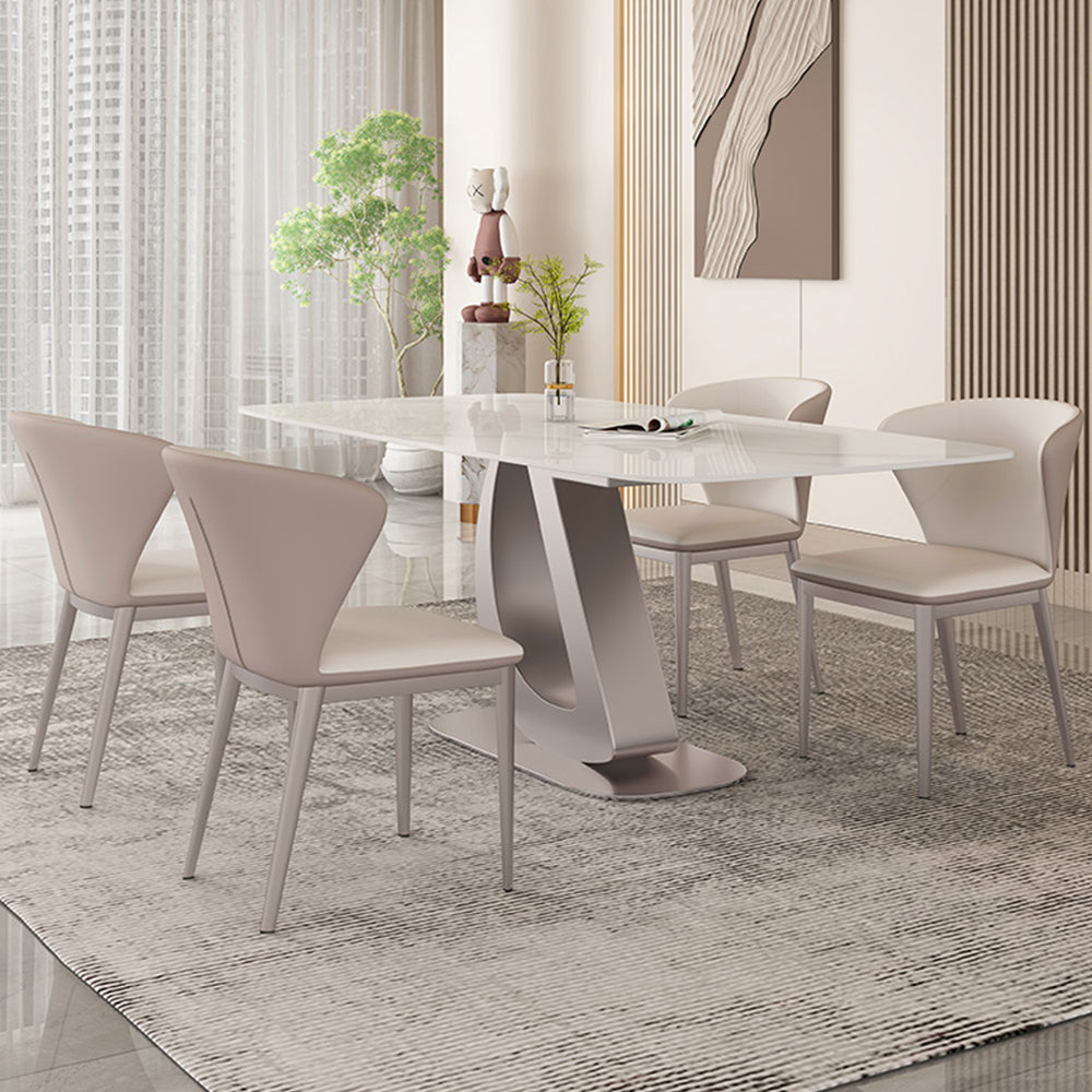 LUXORA DT1221 1140/160/180cm Length Dining Table Sintered Stone Tabletop