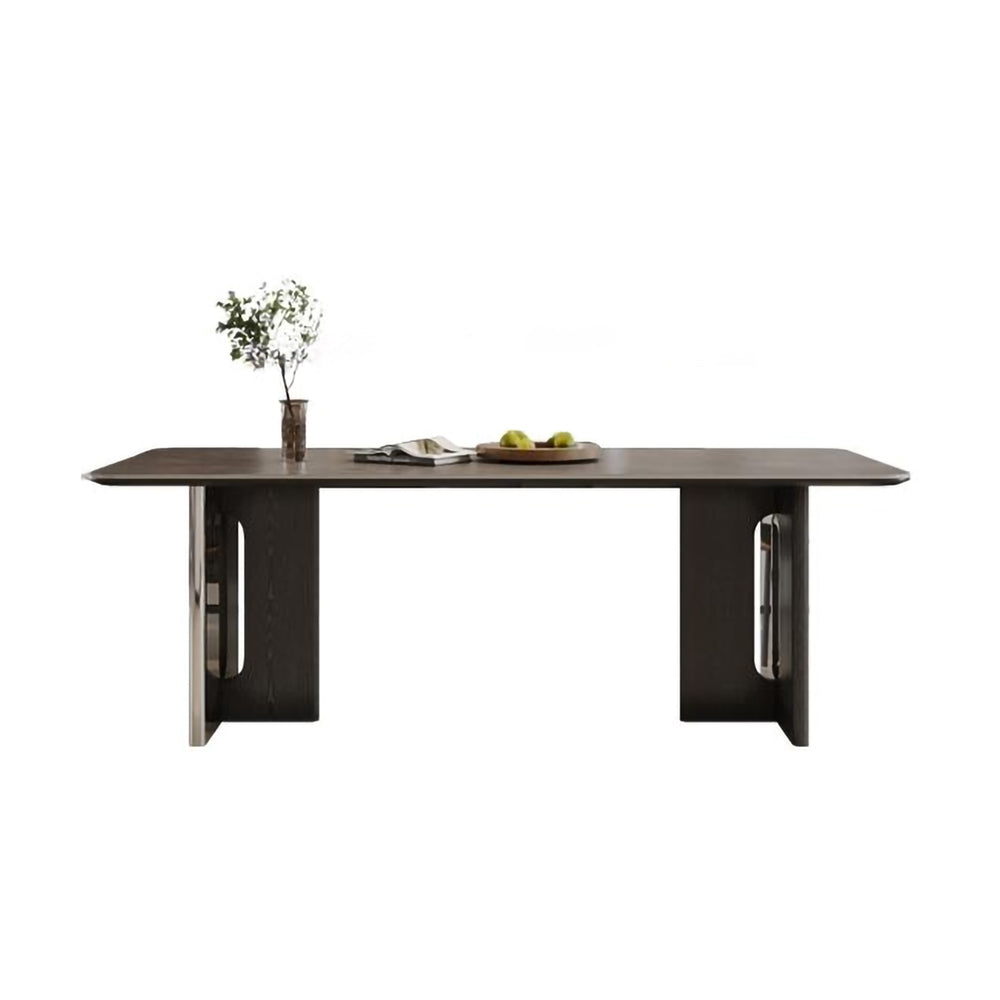 LIVARA DT1237 Light Luxury Style 140-160-180cm Sintered Stone Dining Table