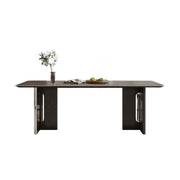 LIVARA DT1237 Light Luxury Style 140-160-180cm Sintered Stone Dining Table