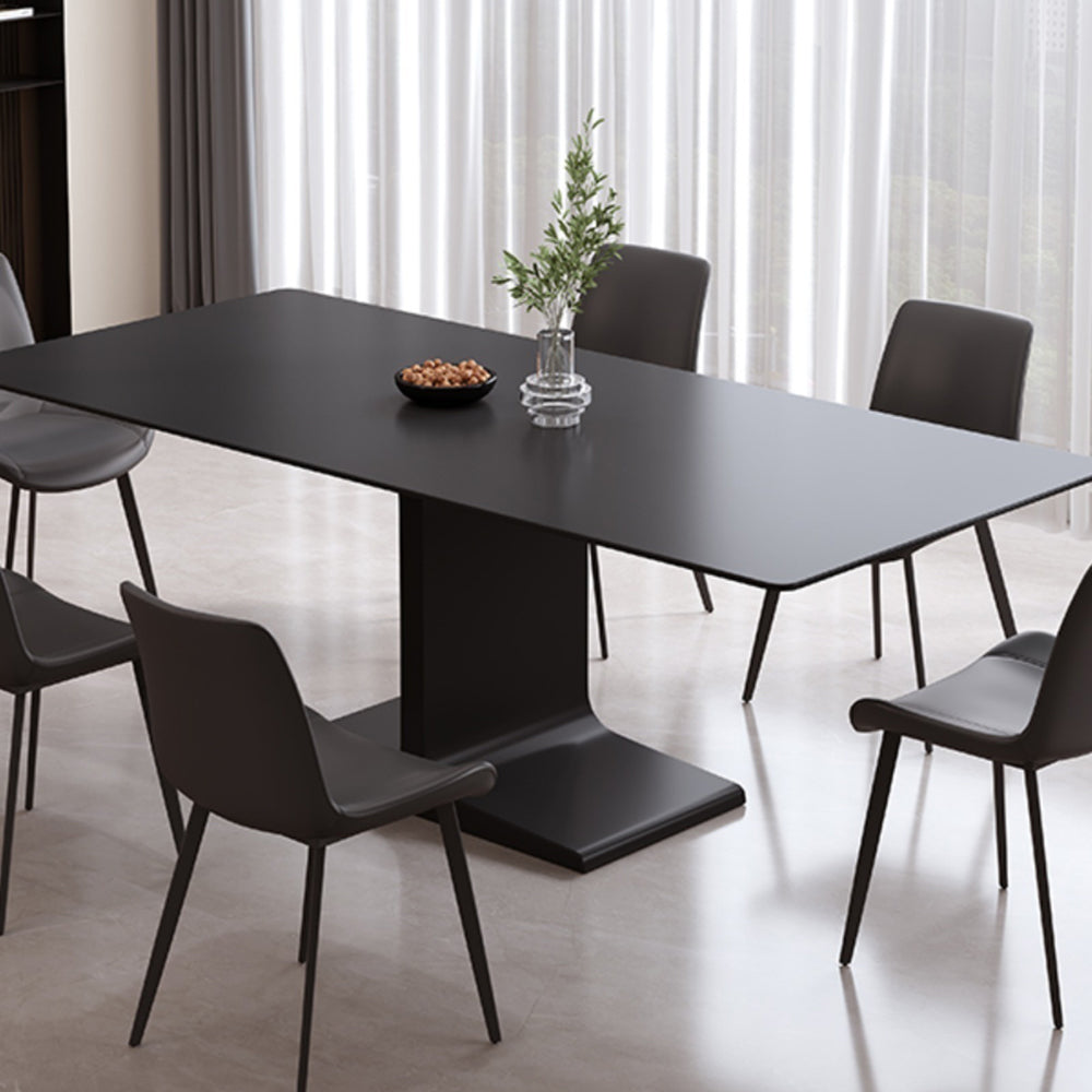 LIVARA DT1238 Minimalist Style 140-160-180cm Sintered Stone Dining Table