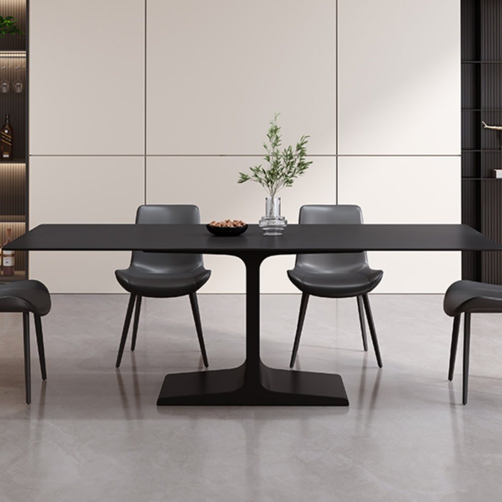 LIVARA DT1238 Minimalist Style 140-160-180cm Sintered Stone Dining Table