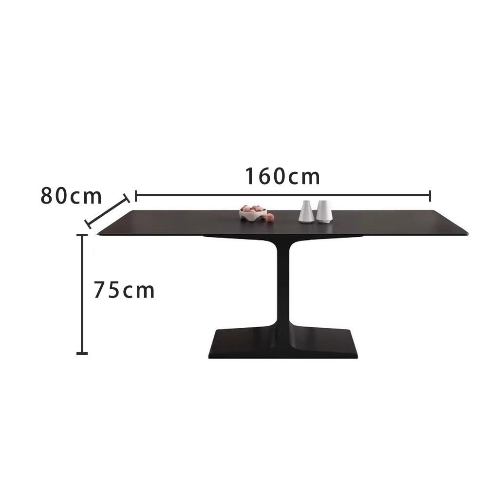 LIVARA DT1238 Minimalist Style 140-160-180cm Sintered Stone Dining Table