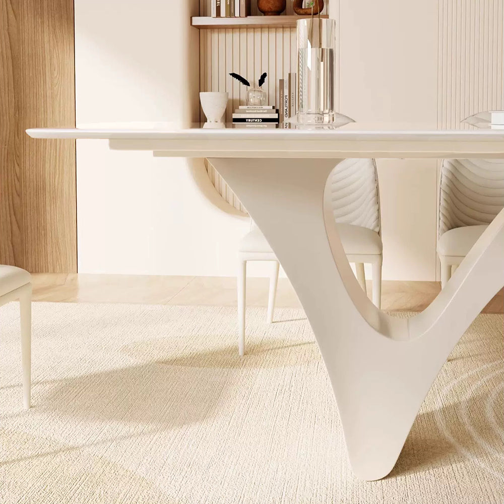 LUXORA DT1273 Minimalist Style 140-160-180cm Sintered Stone Dining Table