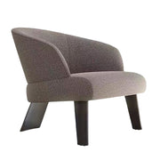 LIVARA EC1005 High-End Design Wooden Frame Black Titanium Steel Leisure Chair