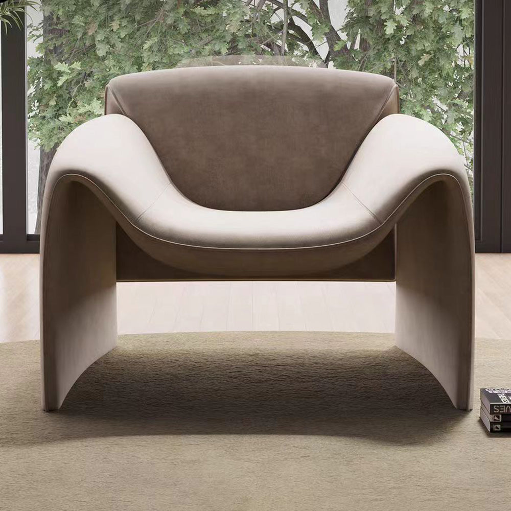 LIVARA EC1007 Velvet High-Density Sponge Crab Leisure Chair