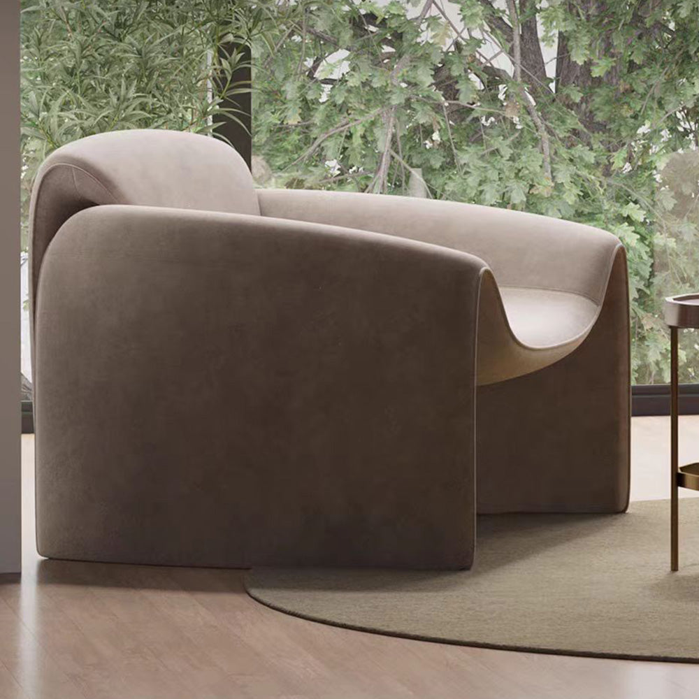 LIVARA EC1007 Velvet High-Density Sponge Crab Leisure Chair