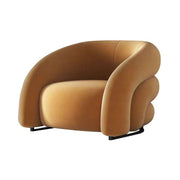 LIVARA EC1010 Rainbow Chair Stainless Steel Velvet Imported Pine Leisure Chair