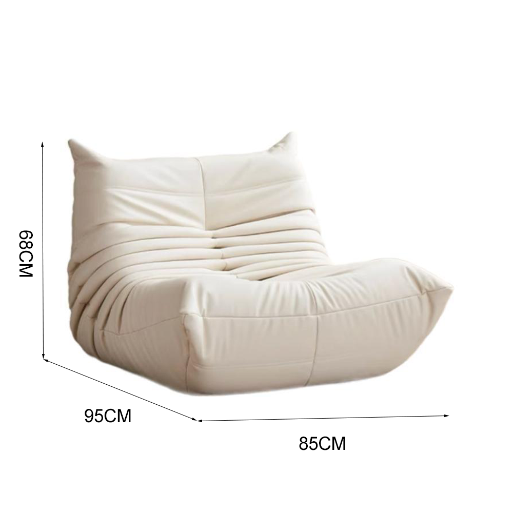 LIVARA EC1017 High-Density Cotton & Velvet Fabric Leisure Chair