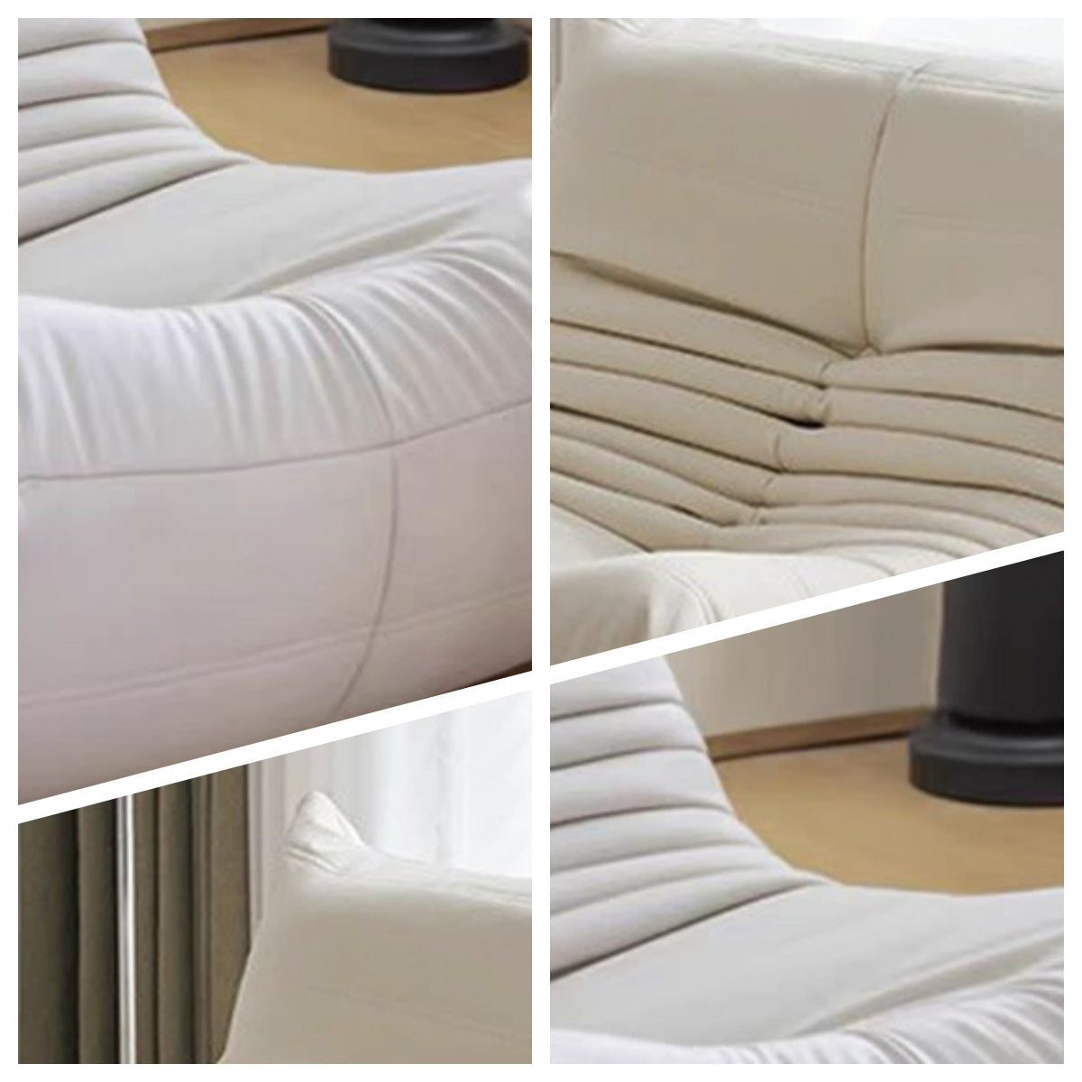 LIVARA EC1017 High-Density Cotton & Velvet Fabric Leisure Chair