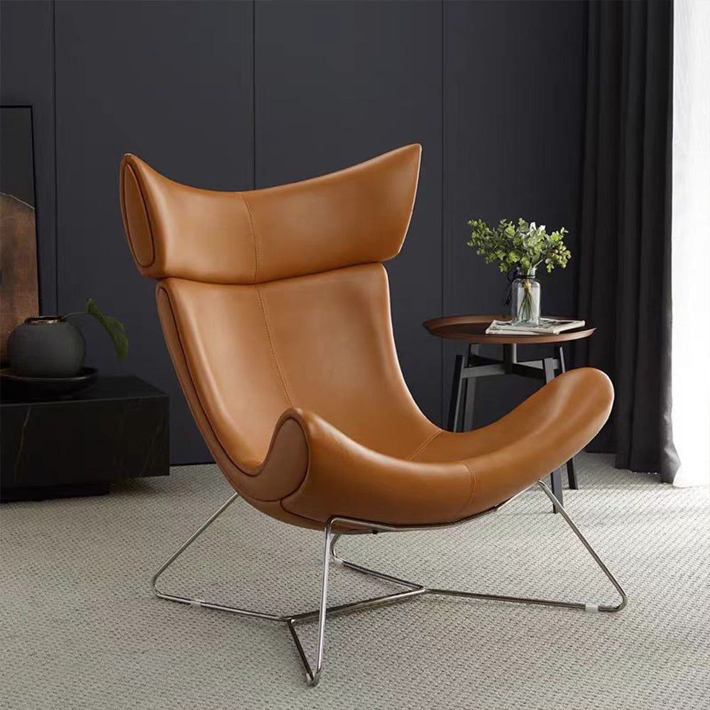 LIVARA EC1025 High-Density Sponge Aluminum Alloy Legs Swivel Chair