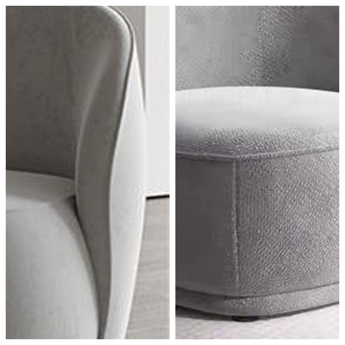 LIVARA EC1023 Shaped Board Solid Wood Frame High-Density Sponge Leisure Chair