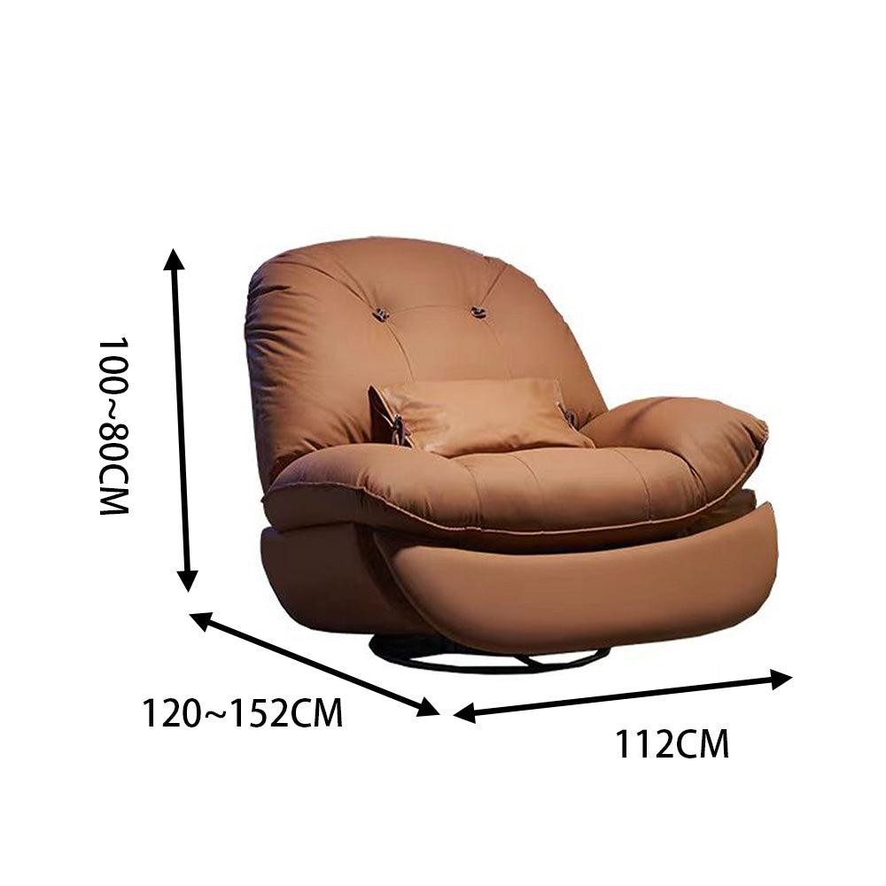 LUXORA EC1026 Electric Reclining Phone Holder High-Density Sponge Leisure Chair