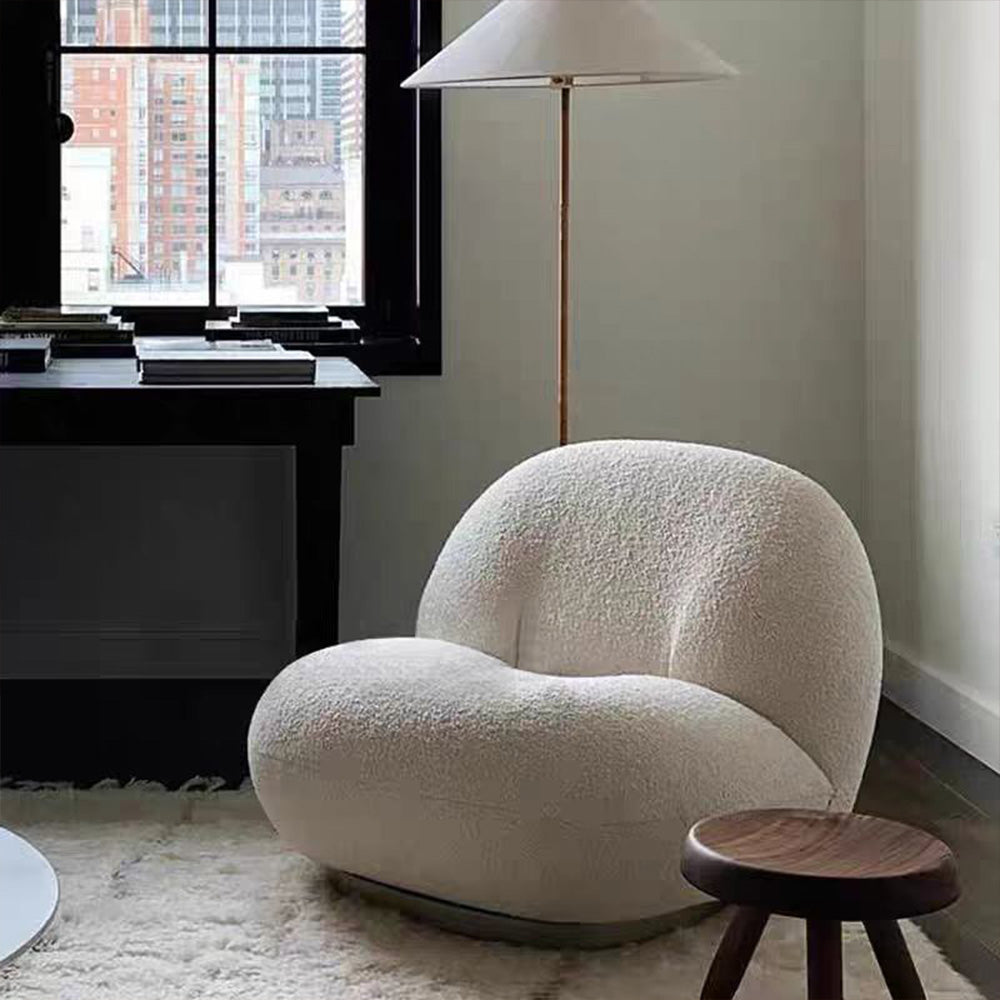 LIVARA EC1030 High-Density Sponge Titanium-Plated Stainless Steel Leisure Chair