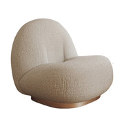 LIVARA EC1030 High-Density Sponge Titanium-Plated Stainless Steel Leisure Chair