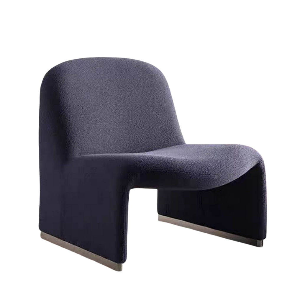 LIVARA FC1033 Hill Design Velvet Creamy Fashion Leisure Chair