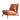 LIVARA EC1035 Minimalist Design Curved Wood Down Feather Leisure Chair