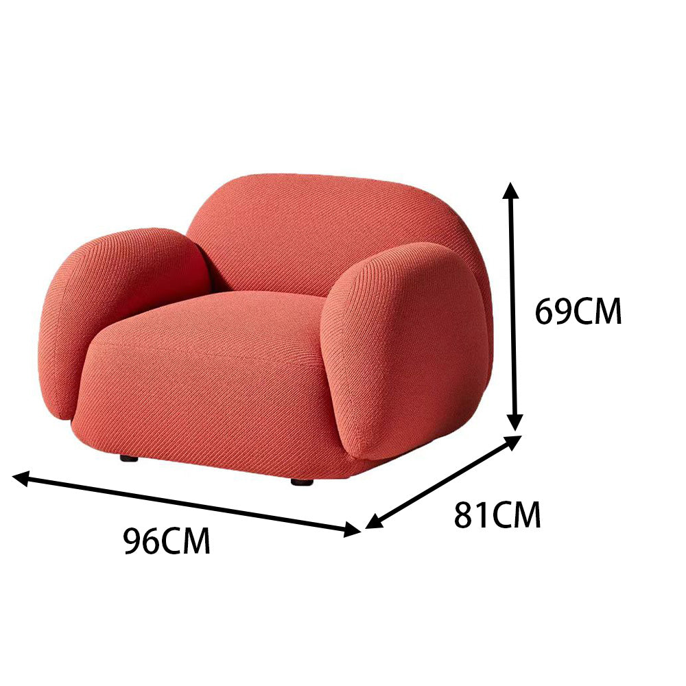 LIVARA EC1039 Wooden Frame High-Resilience Foam Leisure Chair