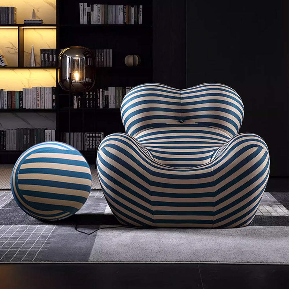 LIVARA EC1041 71/103/120cm Shaped Cotton Leisure Chair/Sofa Stretch Fabric