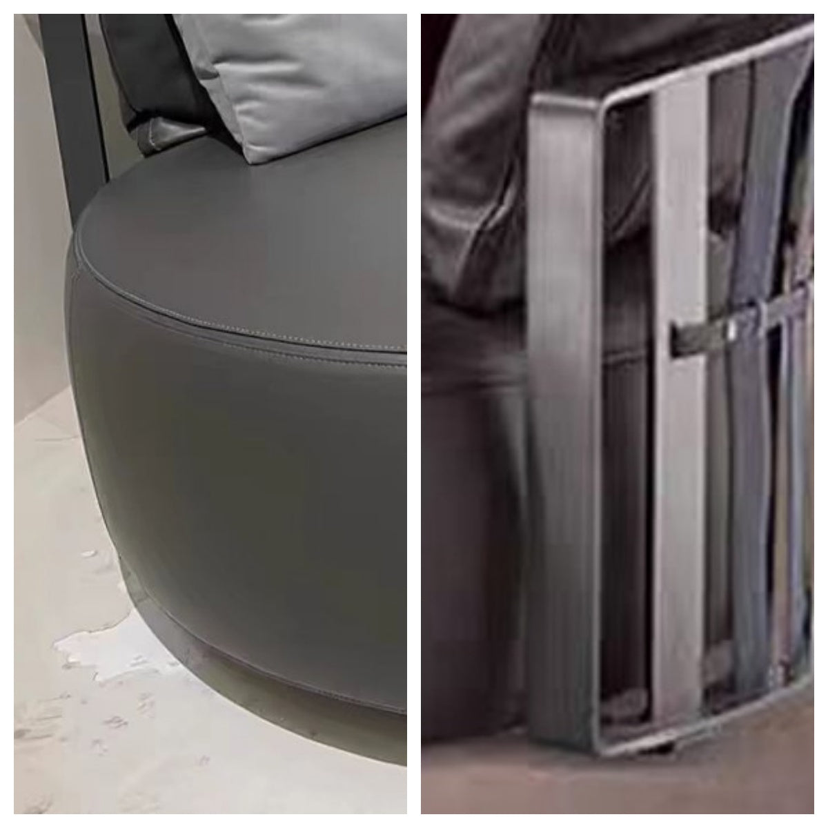 LUXORA EC1050 Bentwood Wooden Frame High-Resilience Foam Leisure Chair