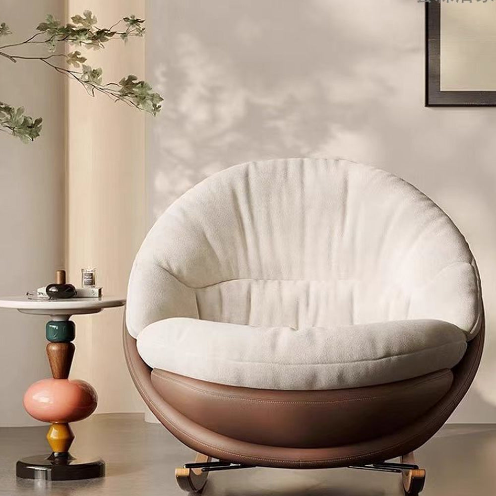 LIVARA EC1051 Bentwood Cream Style Leisure Chair