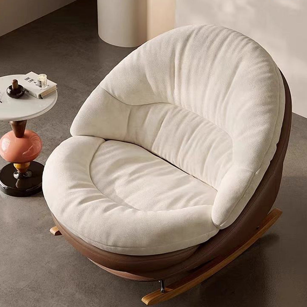 LIVARA EC1051 Bentwood Cream Style Leisure Chair