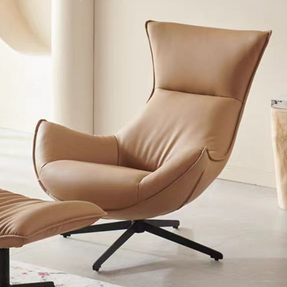 LIVARA EC1057 Rotating Chair with Steel Frame, Foam, and Rotating Steel Feet