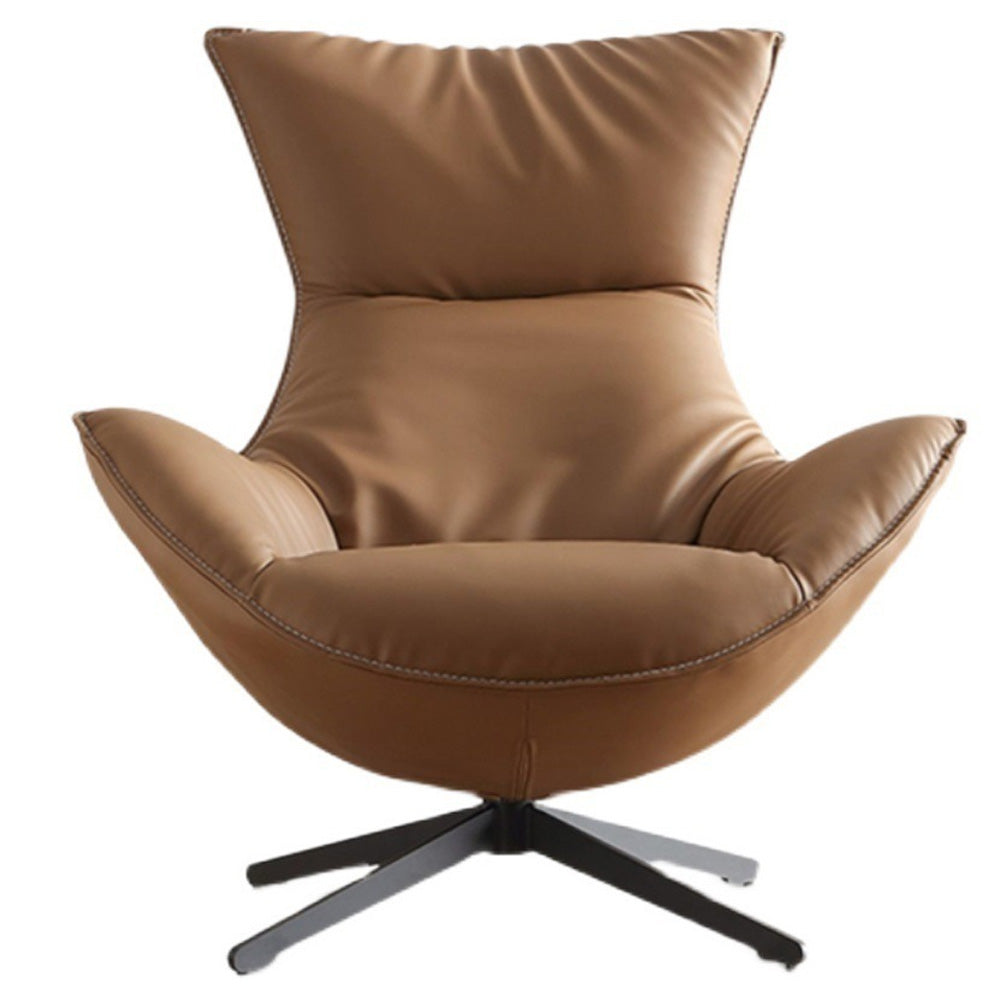 LIVARA EC1057 Rotating Chair with Steel Frame, Foam, and Rotating Steel Feet