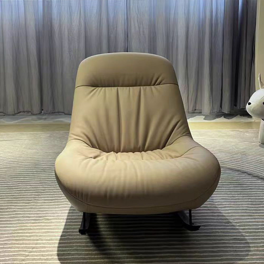 LIVARA EC1061 Wooden Frame with High-Density Foam and Rocking Legs Leisure Chair