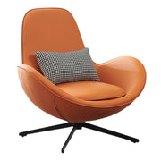 LIVARA EC1064 Rotating Chair with Eucalyptus Wood Frame and High-Density Foam