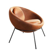 LIVARA EC1079 Bubble Chair with Microfiber Leather and High-Density Foam Leisure Chair